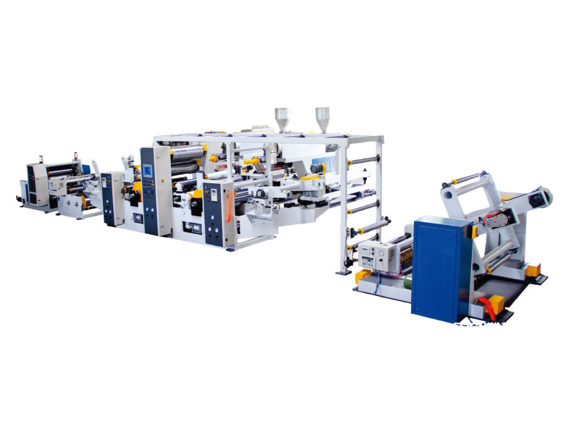 塑料挤出复膜机组 SJ75-FMS800E（自动对版型）